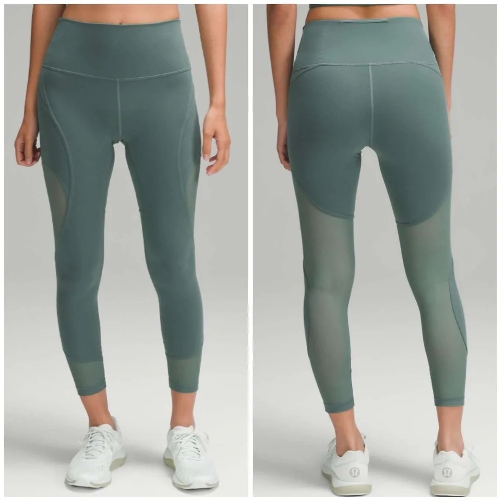 Lululemon Wunder Train Mesh Panel High-Rise Tight 25
